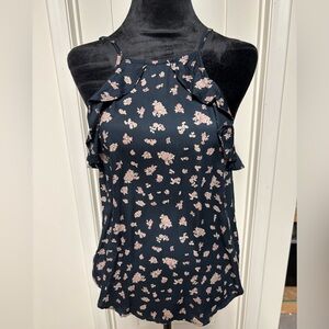 Billabong Blue Ruffled Sleeveless Camisole